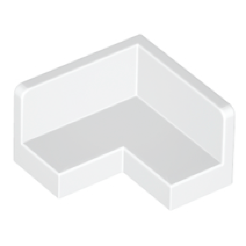 Paneel 2x2x1 Hoek White